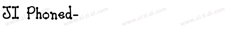 JI Phoned字体转换